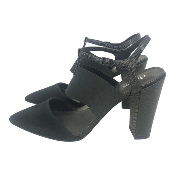 Charles by Charles David Suede Textile Heels - Picture 4 of 7